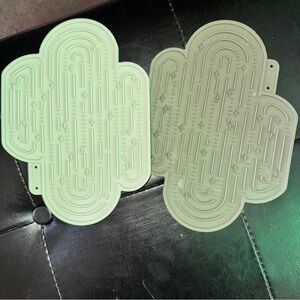 Green Cactus-Shaped Silicone Mats